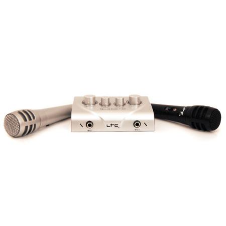 Karaoke mixer cu 2 microfoane cablurile burete echo etc - Pret | Preturi Karaoke mixer cu 2 microfoane cablurile burete echo etc