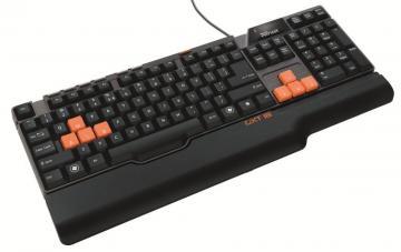 Tastatura gaming cu fir GXT 18, 8 butoane speciale + 7 media keys, palmrest detasabil, USB, Trust (17468) - Pret | Preturi Tastatura gaming cu fir GXT 18, 8 butoane speciale + 7 media keys, palmrest detasabil, USB, Trust (17468)