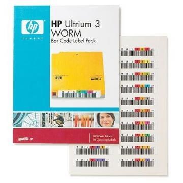 Pachet de etichete cod de bare LTO3, 100 etichete date si 10 etichete pt. casete curatare, Q2008A HP - Pret | Preturi Pachet de etichete cod de bare LTO3, 100 etichete date si 10 etichete pt. casete curatare, Q2008A HP