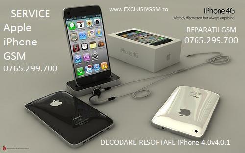Service Apple iPhone 4G 3GS Reparatie iPhONE Decodare iPhone 3GS 4G 4.0v4.0.1 - Pret | Preturi Service Apple iPhone 4G 3GS Reparatie iPhONE Decodare iPhone 3GS 4G 4.0v4.0.1