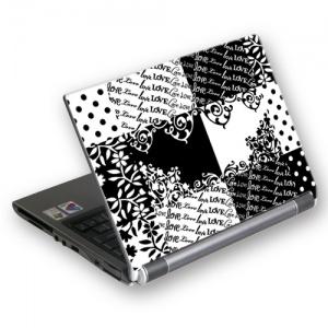 Laptop Skin G-Cube Black and White GSBW-15Q - Pret | Preturi Laptop Skin G-Cube Black and White GSBW-15Q