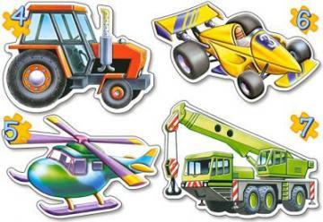 Puzzle Castorland 4, 5, 6, 7 piese - Vehicule 4 - Pret | Preturi Puzzle Castorland 4, 5, 6, 7 piese - Vehicule 4