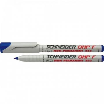 OHP Non-Permanent marker SCHNEIDER 223 F, fine - 0,7mm - negru - Pret | Preturi OHP Non-Permanent marker SCHNEIDER 223 F, fine - 0,7mm - negru