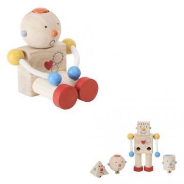 Plan Toys - Robot din Lemn cu Sentimente - Pret | Preturi Plan Toys - Robot din Lemn cu Sentimente