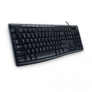 Logitech K200 Media Keyboard, USB, black - Pret | Preturi Logitech K200 Media Keyboard, USB, black