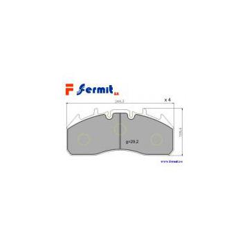 Brake pads f / r - Renault - WVA 29174 - Pret | Preturi Brake pads f / r - Renault - WVA 29174