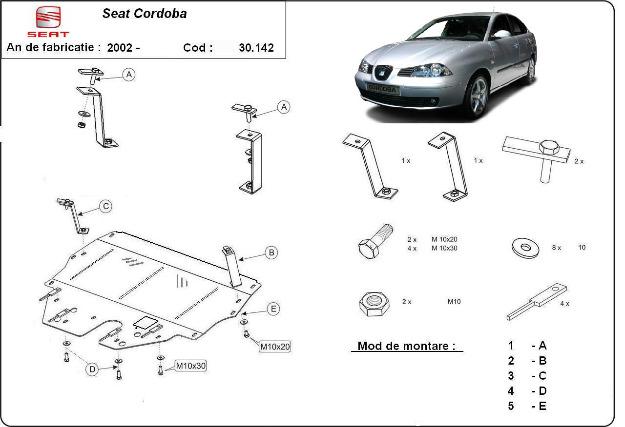 Scut motor Seat Cordoba - Pret | Preturi Scut motor Seat Cordoba