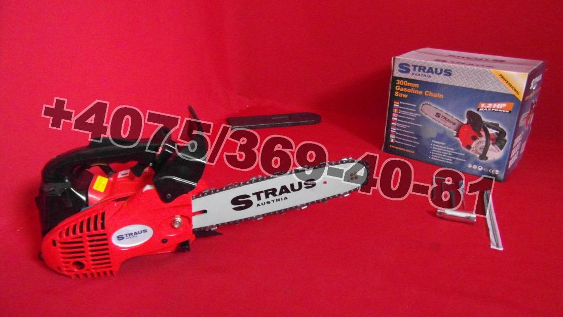 Straus Mini durjba 1,2 CP 25,4cm3 de o mana cu lanţ tăietor actionana de motor cu benzina - Pret | Preturi Straus Mini durjba 1,2 CP 25,4cm3 de o mana cu lanţ tăietor actionana de motor cu benzina