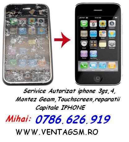 Reparatii iPhone 3G 3GS 4 Montare Display sau Sticla iPhone 3G 4 - Pret | Preturi Reparatii iPhone 3G 3GS 4 Montare Display sau Sticla iPhone 3G 4