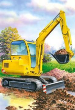 Puzzle Castorland 24 mini Excavator - Pret | Preturi Puzzle Castorland 24 mini Excavator