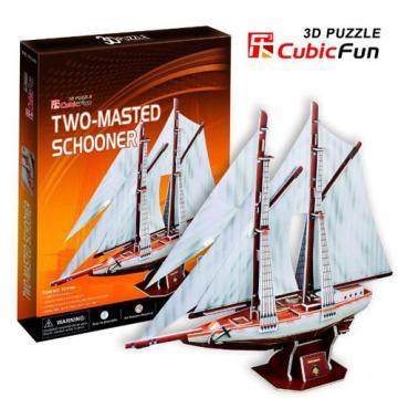 CubicFun - Puzzle 3D Two-Masted - Pret | Preturi CubicFun - Puzzle 3D Two-Masted