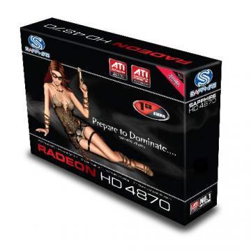 Placa video Sapphire ATI Radeon HD4870 1GB DDR5 256-bit - Pret | Preturi Placa video Sapphire ATI Radeon HD4870 1GB DDR5 256-bit
