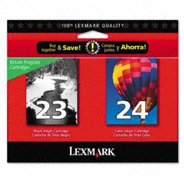 Pachet combo Lexmark cartuse blister No 23 + No 24, 18C1419BE - Pret | Preturi Pachet combo Lexmark cartuse blister No 23 + No 24, 18C1419BE