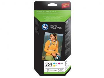 Set Photo Starter CH082EE: Set 3 cartuse C/M/Y lot 364 + 80 coli 10x15cm, blister, HP - Pret | Preturi Set Photo Starter CH082EE: Set 3 cartuse C/M/Y lot 364 + 80 coli 10x15cm, blister, HP