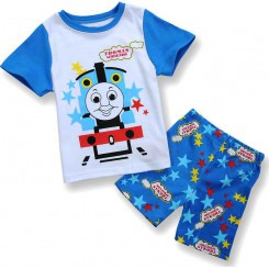 Set tricou copii pantaloni + tricou Thomas - Pret | Preturi Set tricou copii pantaloni + tricou Thomas