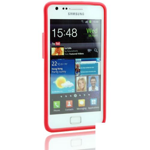 Bumper pentru Samsung Galaxy S II i9100 Rosu + Alb - Pret | Preturi Bumper pentru Samsung Galaxy S II i9100 Rosu + Alb