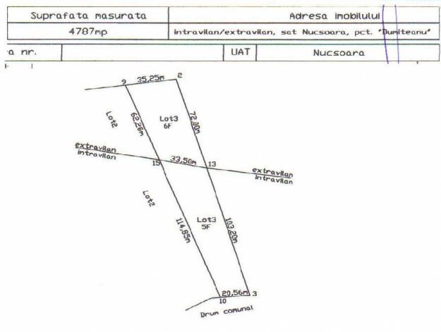 vand teren suprafata 4787 mp Nucsoara - Pret | Preturi vand teren suprafata 4787 mp Nucsoara