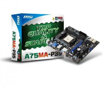 MSI A75MA-P35, DDR3, Socket FM1, mATX - Pret | Preturi MSI A75MA-P35, DDR3, Socket FM1, mATX