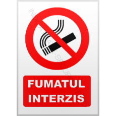 indicatoare fumatul interzis - Pret | Preturi indicatoare fumatul interzis