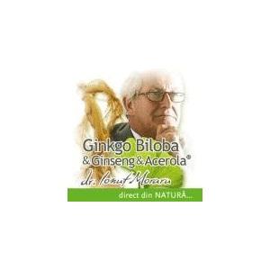 Ginkgo Biloba cu Ginseng si Acerola *40cps - Pret | Preturi Ginkgo Biloba cu Ginseng si Acerola *40cps