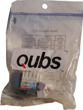 QUBS Conector mama ecranat tip 110 cat5e - Pret | Preturi QUBS Conector mama ecranat tip 110 cat5e