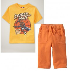 Set tricou + pantaloni Spiderman - Pret | Preturi Set tricou + pantaloni Spiderman