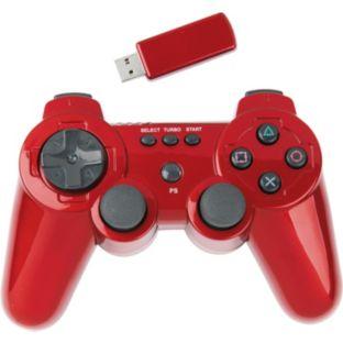 Controller compatibil PS3 rosu - Pret | Preturi Controller compatibil PS3 rosu