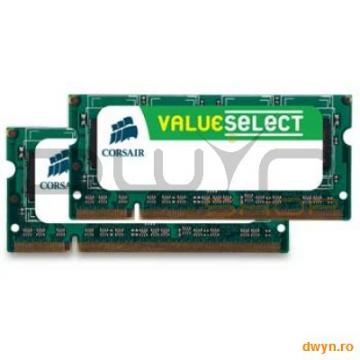 Corsair KIT 2x2 SODIMM DDR2 4GB 800Mhz - Pret | Preturi Corsair KIT 2x2 SODIMM DDR2 4GB 800Mhz