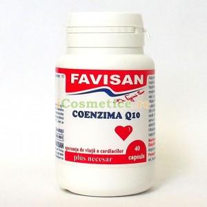 Coenzima Q10 - 40 capsule Favisan - Pret | Preturi Coenzima Q10 - 40 capsule Favisan