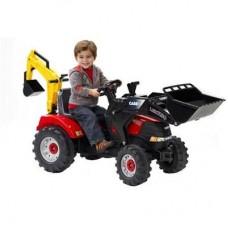 Tractor pentru copii Case IH cu Excavator si Cupa - Pret | Preturi Tractor pentru copii Case IH cu Excavator si Cupa