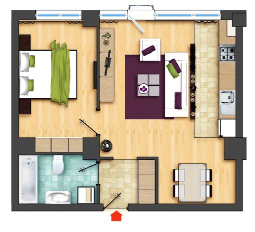 Apartament 2 camere, nou - Pret | Preturi Apartament 2 camere, nou