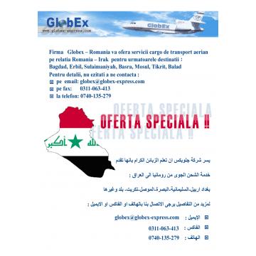 Servicii de cargo special pentru Irak - Pret | Preturi Servicii de cargo special pentru Irak