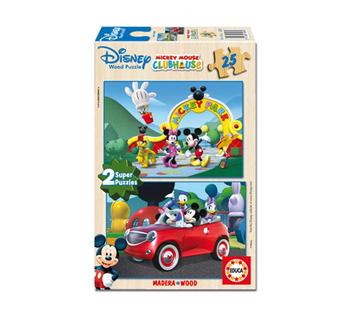 Educa - Puzzle Mickey Mouse House Club 2 x 25 - Pret | Preturi Educa - Puzzle Mickey Mouse House Club 2 x 25