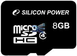 Silicon Power Card microSDHC 8GB Class 4 - Pret | Preturi Silicon Power Card microSDHC 8GB Class 4