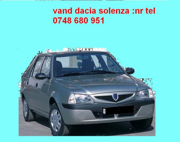 vand DACIA SOLENZA la pret bun - Pret | Preturi vand DACIA SOLENZA la pret bun