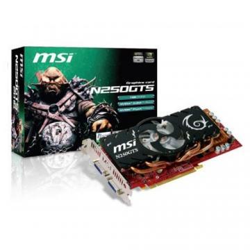 Placa video MSI GeForce GTS 250 1GB DDR3 256-bit - Pret | Preturi Placa video MSI GeForce GTS 250 1GB DDR3 256-bit