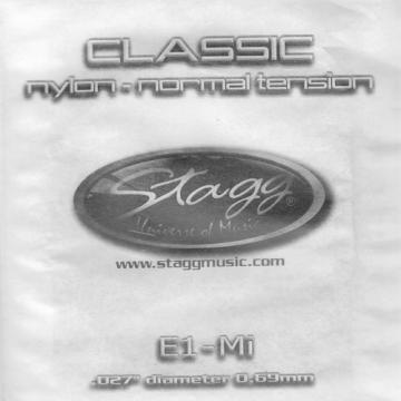 Stagg CLN-E1N - e1 - Coarda chitara clasica - Pret | Preturi Stagg CLN-E1N - e1 - Coarda chitara clasica