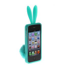 Carcasa iPhone 4G, 4GS Iepuras - Verde sau Galben - Pret | Preturi Carcasa iPhone 4G, 4GS Iepuras - Verde sau Galben