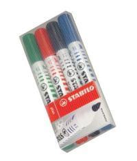 Marker pentru tabla Stabilo Plan, 4 culori/set - Pret | Preturi Marker pentru tabla Stabilo Plan, 4 culori/set