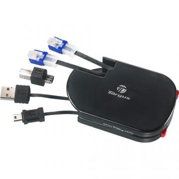 TARGUS Cablu detasabil 3-in-1 1xUSB 2.0 1xRJ-45 1xRJ-11 - Pret | Preturi TARGUS Cablu detasabil 3-in-1 1xUSB 2.0 1xRJ-45 1xRJ-11