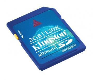 Card memorie Kingston 2048MB SD Ultimate 120x - Pret | Preturi Card memorie Kingston 2048MB SD Ultimate 120x