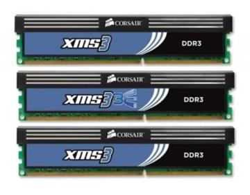 Corsair DDR3 1600Mhz, 6GB (Kit 3x2GB), CL9 - Pret | Preturi Corsair DDR3 1600Mhz, 6GB (Kit 3x2GB), CL9