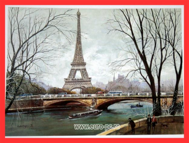 Tablou lito 2 Turnul Eiffel Paris France - Pret | Preturi Tablou lito 2 Turnul Eiffel Paris France