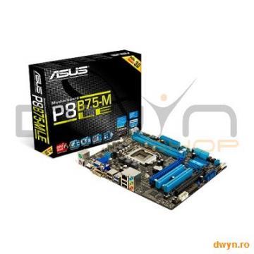 ASUS Socket LGA1155, P8B75-M LE, INTEL B75, 2*DDR3 1600/1333/1066 up to 32GB, RGB/DVI/HDMI, 1*Pcie3. - Pret | Preturi ASUS Socket LGA1155, P8B75-M LE, INTEL B75, 2*DDR3 1600/1333/1066 up to 32GB, RGB/DVI/HDMI, 1*Pcie3.