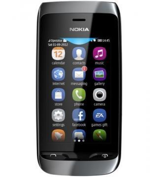 Telefon mobil Nokia 309 Asha Black, NOK309BLK - Pret | Preturi Telefon mobil Nokia 309 Asha Black, NOK309BLK
