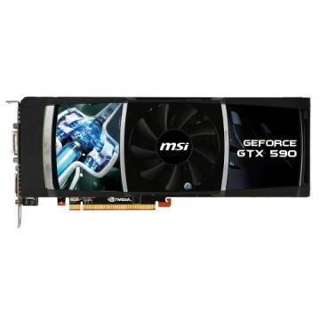 Placa video MSI nVidia GeForce N590GTX 3GB - Pret | Preturi Placa video MSI nVidia GeForce N590GTX 3GB