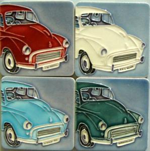 Set of 4 Morris Minor Fridge Magnets - Pret | Preturi Set of 4 Morris Minor Fridge Magnets