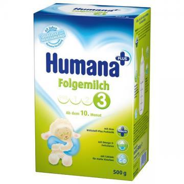 Humana 3 Lapte Prebiotic (de la 10 luni) 500gr - Pret | Preturi Humana 3 Lapte Prebiotic (de la 10 luni) 500gr