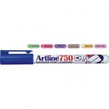 Marker pentru textile ARTLINE 750, varf 0,7 mm - albastru - Pret | Preturi Marker pentru textile ARTLINE 750, varf 0,7 mm - albastru