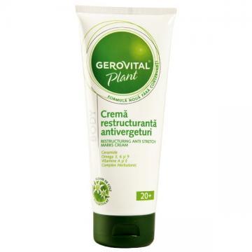 Gerovital Plant Crema Restructuranta Antivergeturi 200 ml - Pret | Preturi Gerovital Plant Crema Restructuranta Antivergeturi 200 ml